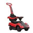 Kids Ride On Licensed Pagani Zonda Push Car With Pull Handle - Red